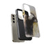 Badger on a Yellow Background - Impact Resistant Phone Case